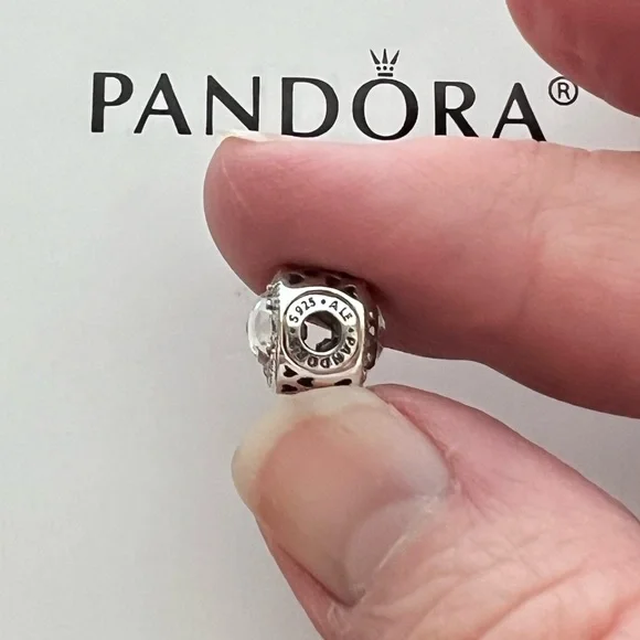 COPY - Pandora Essence Patience Clear CZ Charm - Picture 4 of 8